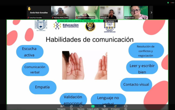 Se realizó el Taller virtual “Habilidades blandas en acción: autoconocimiento, comunicación y trabajo en equipo”, dirigido a docentes del Instituto de Biociencias