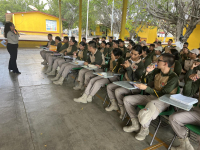 La UNACH presentó su oferta académica a los estudiantes de la Escuela Preparatoria Bivalente “Ángel Albino Corzo”