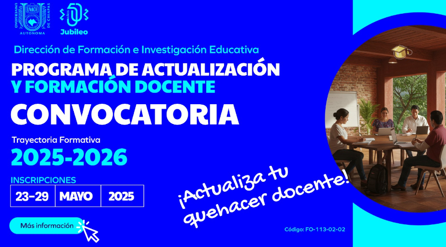 Convocatoria Formación y Actualización al Docente